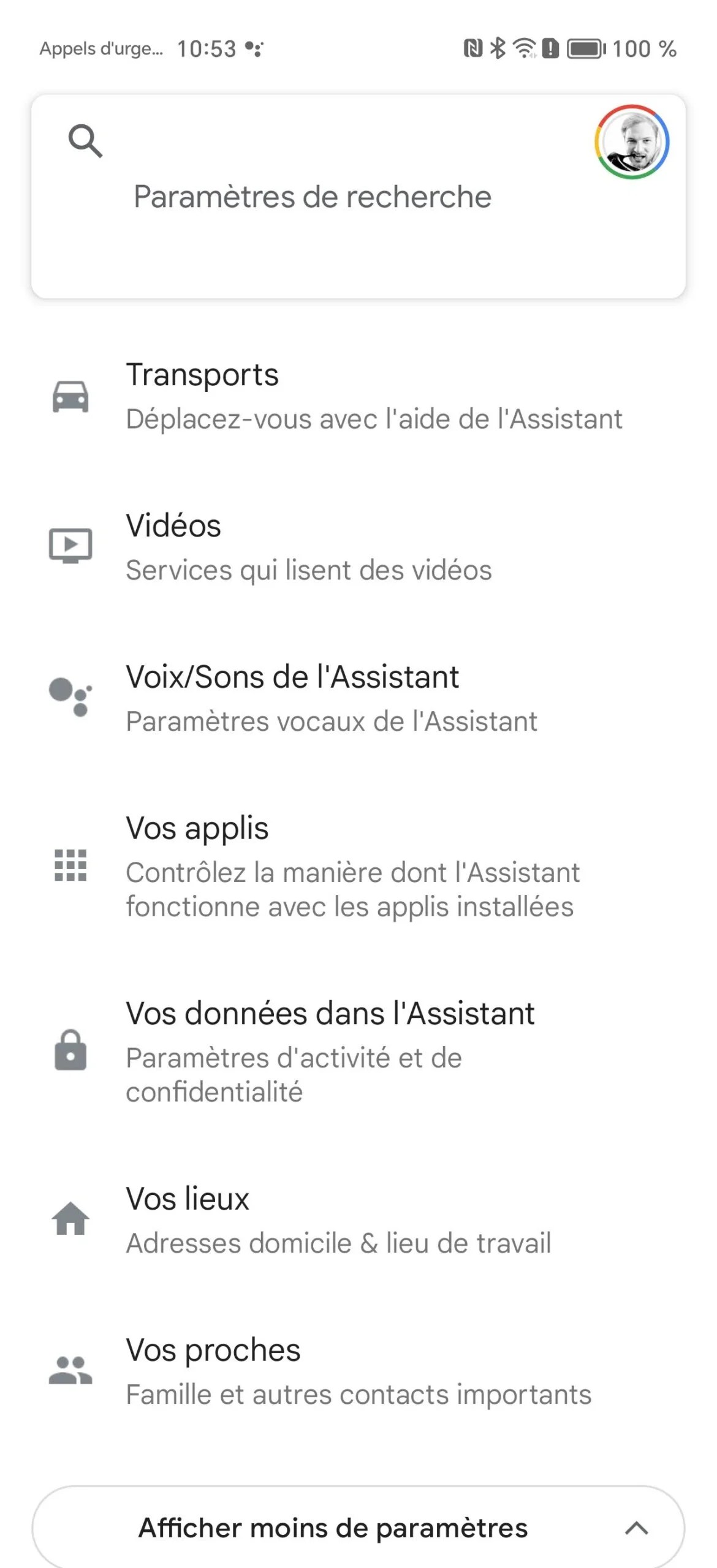 voix google assistant