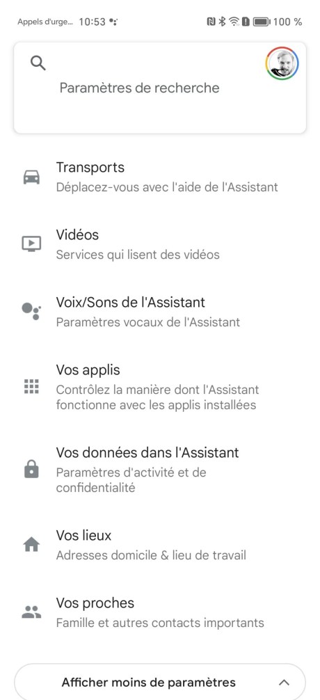 voix google assistant