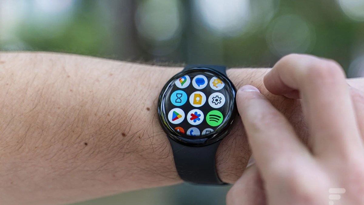 La Google Pixel Watch 3 XL (45 mm) pour illustration