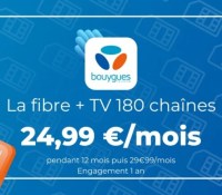 Bouygues Telecom est bien généreux pour la rentrée avec cette offre fibre pas cher