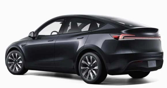 Rendu 3D d'une Tesla Model Y restylée