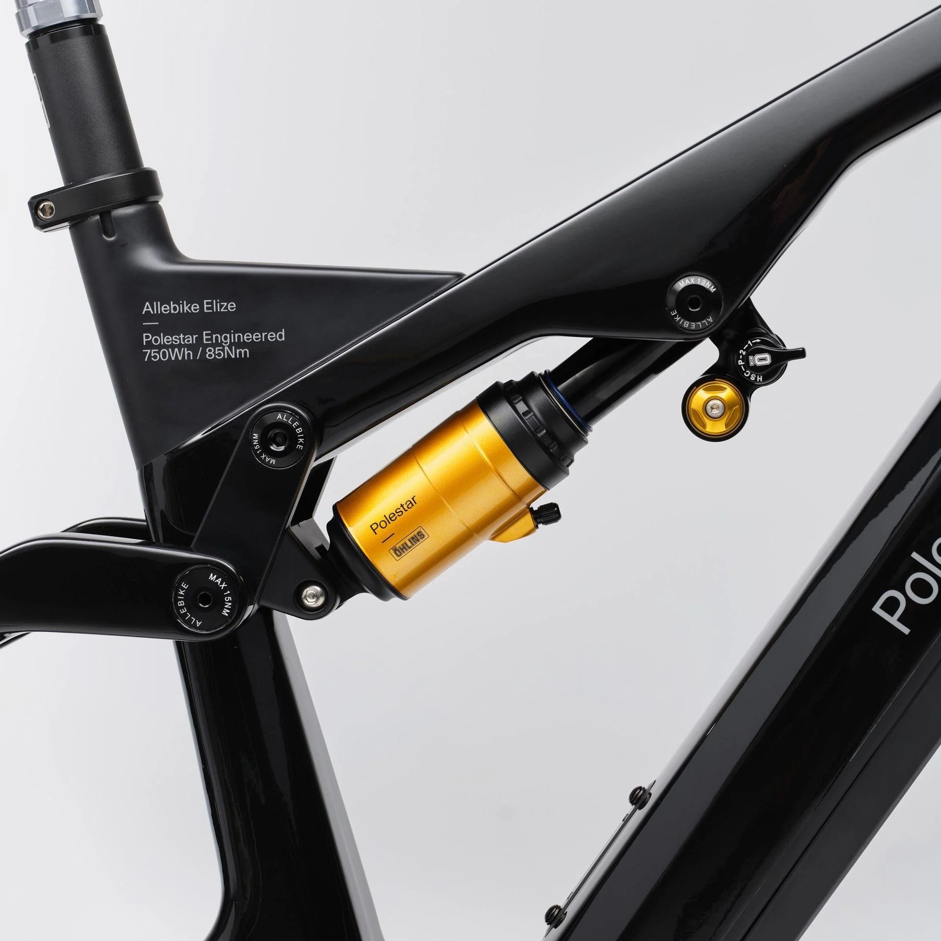 Allebike Elize Polestar Engineered suspension cadre