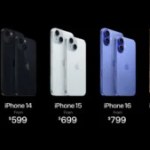 Une bonne surprise pour les iPhone 16 et 16 Pro quand on compare les prix avec les iPhone 15