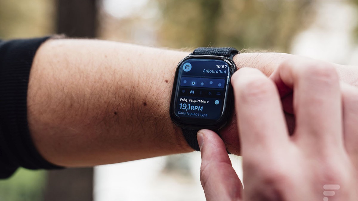 La fréquence respiratoire dans l'application Signes Vitaux