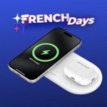 Cette station de charge 2-en-1 compatible MagSafe et Qi2 est à -40 % pour les French Days Cette station de charge 2-en-1 compatible MagSafe et Qi2 est à -40 % pour les French Days