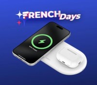 Cette station de charge 2-en-1 compatible MagSafe et Qi2 est à -40 % pour les French Days