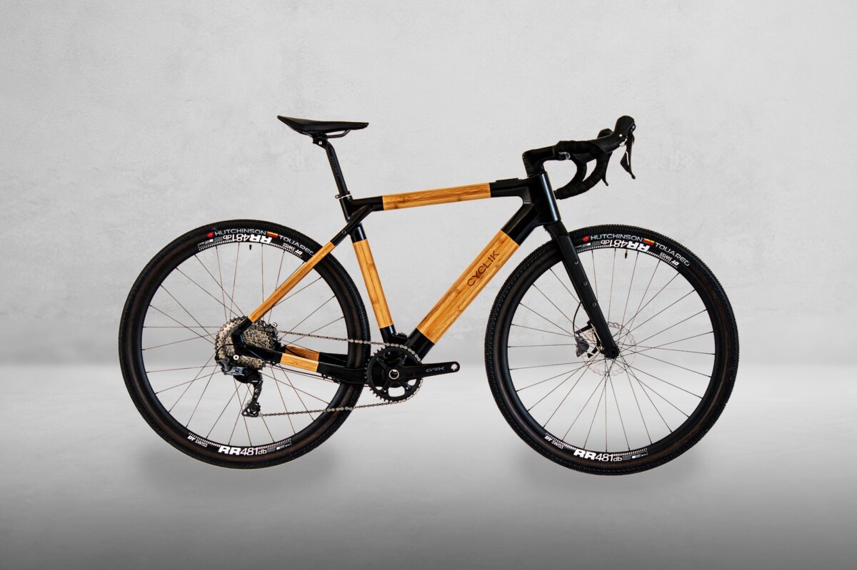 Cyclik e-Gravel vélo gravel électrique bois bambou lin