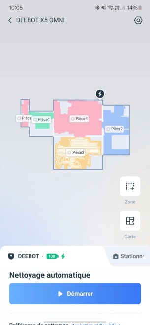 Ecovacs Deebot X5 Omni Screenshot 1