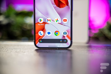 Google Pixel 9 bas d'écran Google Pixel 9 // Source : Chloé Pertuis - Frandroid