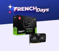 La carte graphique MSI GeForce RTX 4060 Ventus 2X Black 8G OC // Source : Frandroid