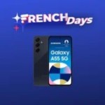 Galaxy A55 : le meilleur milieu de gamme de Samsung est à -45 % pour les French Days