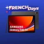 Pour les French Days, Boulanger vend au rabais la Galaxy Tab S9, la tablette premium de Samsung, dans un pack avec Smart Cover + chargeur