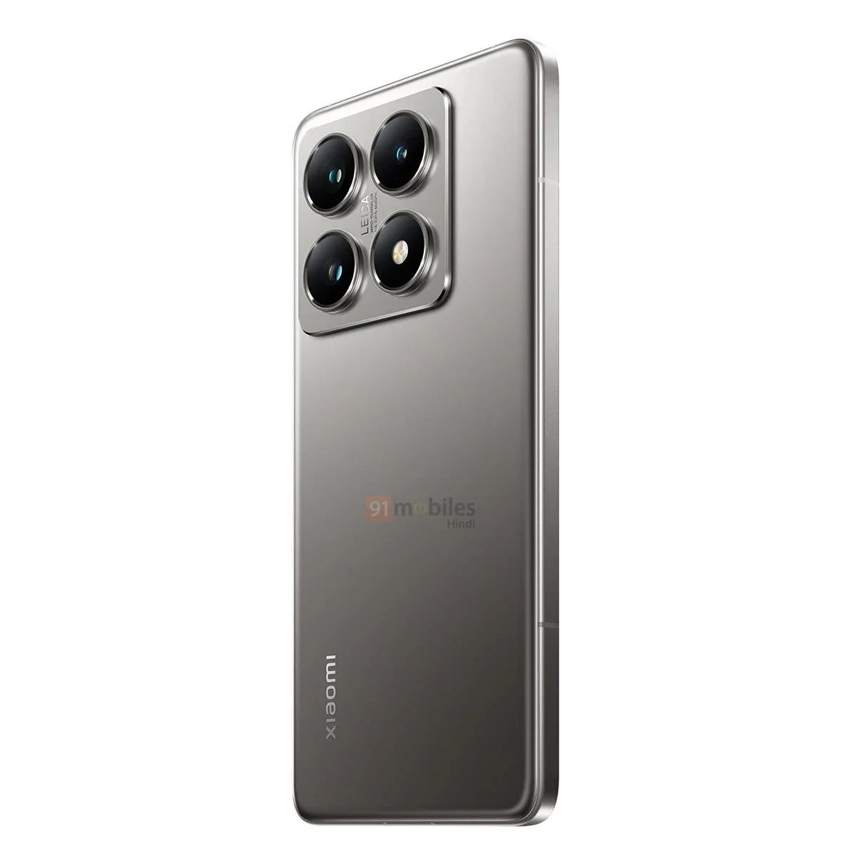 XIAOMI-14T-PRO-GRAY-Back-2 Xiaomi 14T Pro // Source : 91mobiles