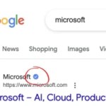 Qu’est ce que c’est que cette coche bleue à côté de vos résultats Google ?