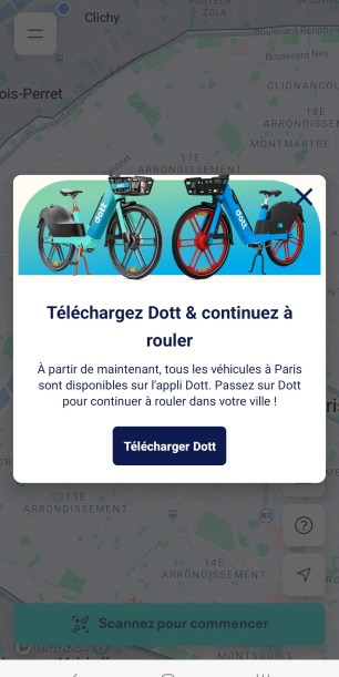 Application Tier Dott libre-service