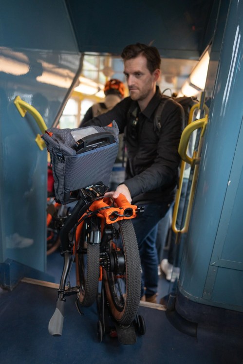 Brompton Electric G Line essai transport