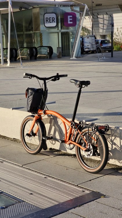 Brompton Electric G Line essai VAE pliant