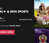 Avis aux amateurs de sport et de ciné : le pack Canal+ & beIN Sports coûte moins de 16 €/mois