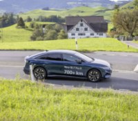 La Volkswagen ID.7 électrique s’approche des 800 km autonomie : la preuve avec ce record