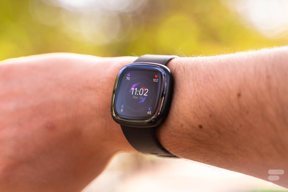 L'écran de la Fitbit Sense 2