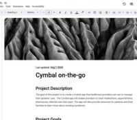 Les nouveaux onglets dans Google Docs // Source : Google