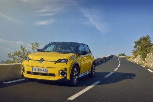 Renault R5 image bank media Test-Drive, from September 21 to 23th 2024 at Nice, France - Photo Yannick Brossard / DPPI