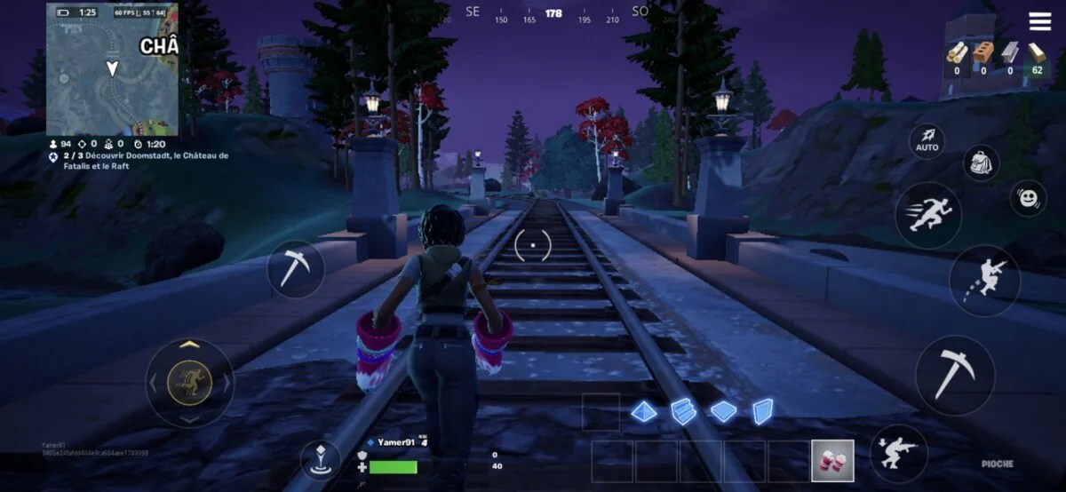 Fortnite 60 fps mode graphique épique