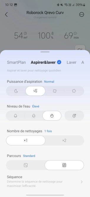 Screenshot Roborock Qrevo Curv 2