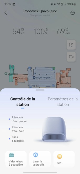 Screenshot Roborock Qrevo Curv 3