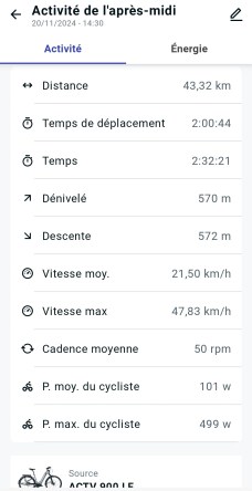 Rockrider E-ACTV 900 appli Decathlon Ride 5
