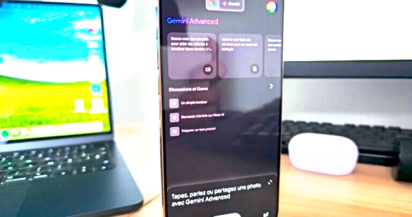 Gemini sur iPhone 16 Pro Max
