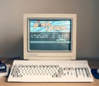 Ecran CRT simulation