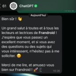 ChatGPT sur WhatsApp : voici le numéro à ajouter pour en profiter