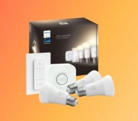 Kit de démarrage Philips Hue : 3 Ampoules connectées E27 White + Pont de connexion + Télécommande Variateur // Source : Frandroid