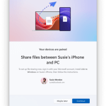 Windows va grandement simplifier le transfert de fichiers sur iPhone