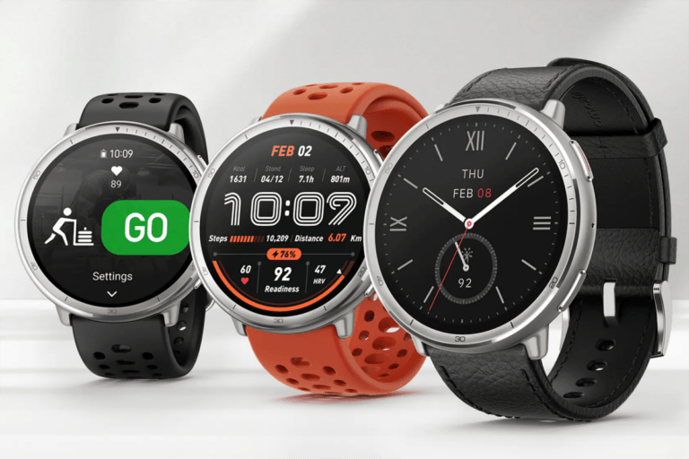 Montre Connectée Amazfit Active 2 - Écran Rond 1.32" - Bracelet Silicone Noir - Neuf Avec étiquettes