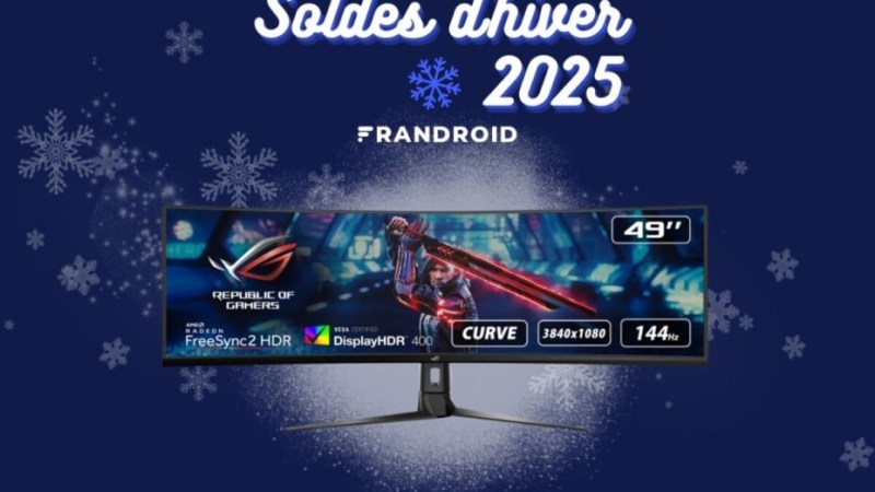 Ce moniteur gaming Asus incurvé et massif de 49″ (32:9, 144 Hz) est à -40 % pendant les soldes