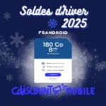 Voici le meilleur forfait mobile 5G des soldes d’hiver : 180 Go pour moins de 9 €/mois