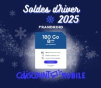 Voici le meilleur forfait mobile 5G des soldes d’hiver : 180 Go pour moins de 9 €/mois