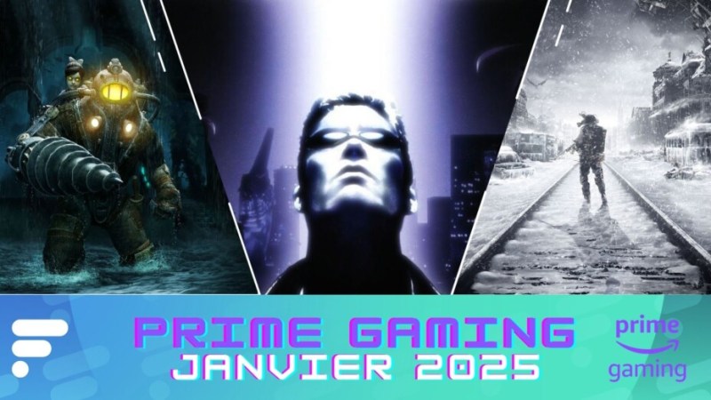 Les jeux offerts sur Prime Gaming et Luna en janvier 2025 : Deux Ex, BioShock 2, Metro Exodus, et quelques autres jeux cultes