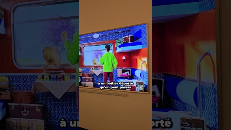 Une TV sans fil où vous pouvez accrocher vos plus belles œuvres ! ️