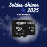 Pour la fin des soldes, la microSD Amazon Basics de 1 To chute sous les 80 € Pour la fin des soldes, la microSD Amazon Basics de 1 To chute sous les 80 €