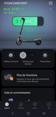 Ninebot Max G3 E application Segway 1