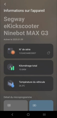 Ninebot Max G3 E application Segway 3