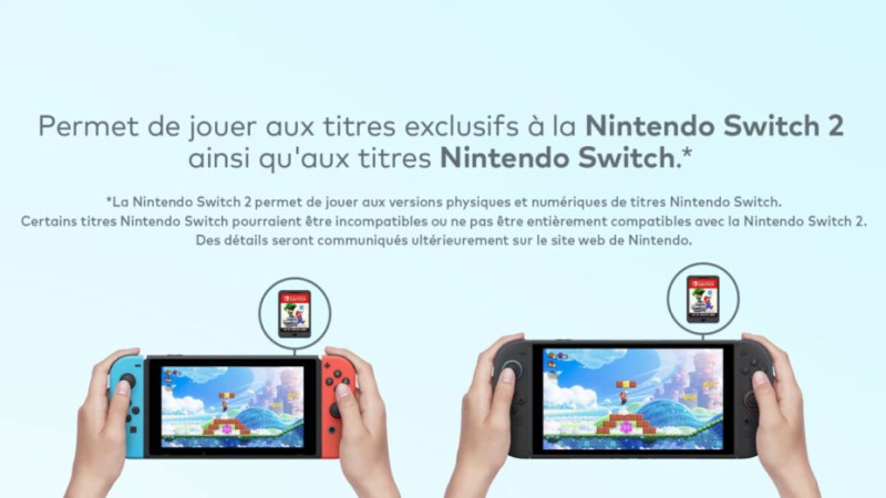 Quels seront les jeux Switch incompatibles avec la Nintendo Switch 2 ?