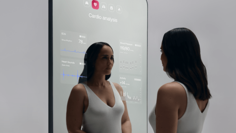 Poids, fréquence cardiaque, sommeil… ce miroir connecté français va tout analyser pour mieux vous conseiller