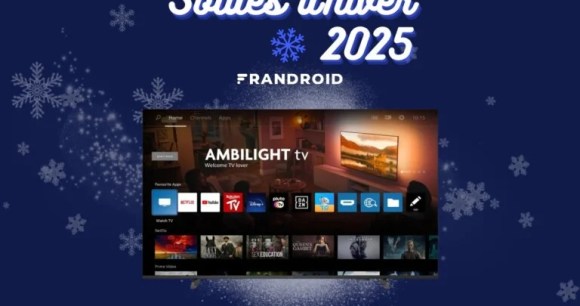 Philips Ambilight TV 55PUS8209 // Source : Frandroid