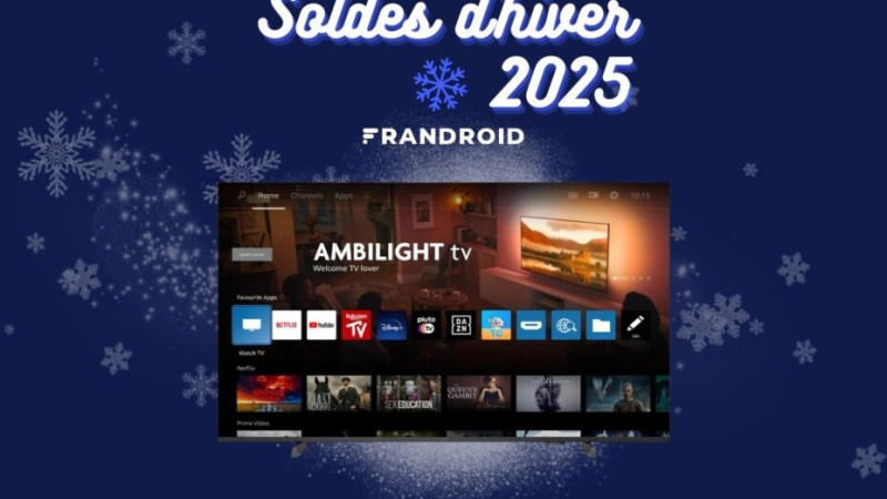 Moins de 400 €, c’est le prix fou des soldes pour ce TV QLED Ambilight 4K de 55″ signé Philips