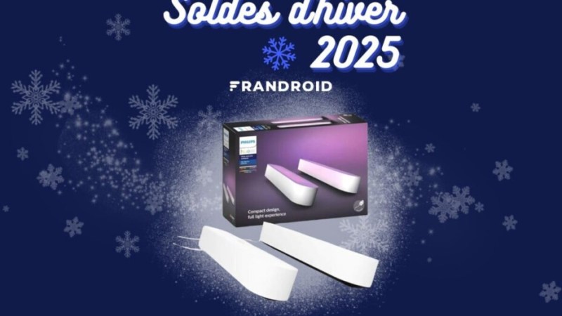 Philips Hue Play : ce pack de 2 barres LED est enfin moins cher pendant ces soldes