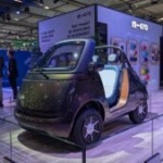 On a vu la Microlino Spider Concept, une petite voiture électrique décapotable qui rêve d’Amérique